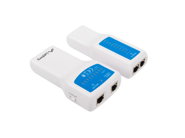 Lanberg NT-0402 tester per cavo di rete Tester PoE Blu, Bianco