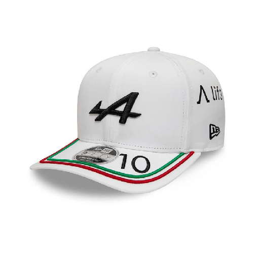 New Era Apline - Berretto da baseball Pierre Gasly F1 Team edizione speciale Gran Premio di Monza, unisex, bianco,