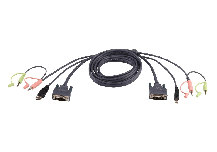 ATEN Cavo KVM USB DVI-D Dual Link – 5 m