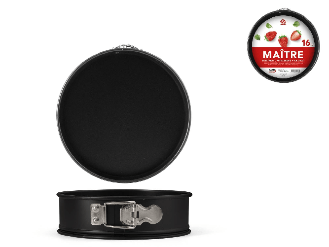 Tortiera Home mini un fondo antiaderente Maitre nero cm 16