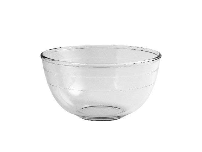 H&H Coppa multiuso Borghese in vetro borosilicato trasparente cm 21 capacità lt 2,3.