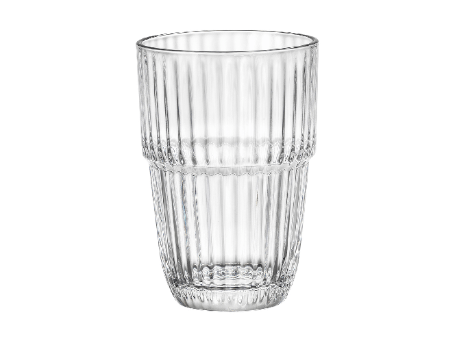 Bormioli Rocco Confezione 3 bicchieri Barshine Long drink in vetro trasparente cl 38