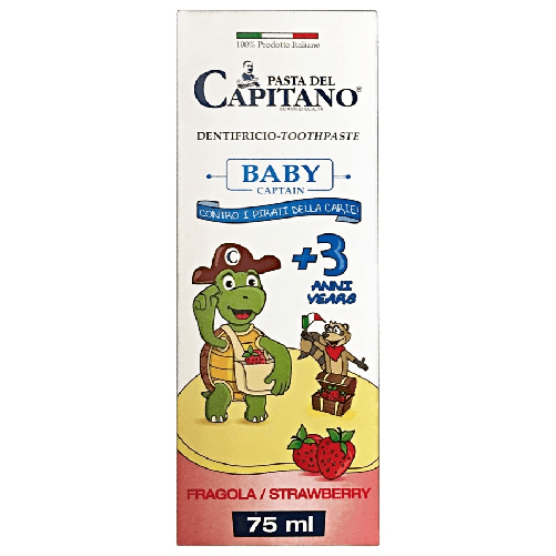 Pasta Capitano Dentifricio 75 Ml. Junior 3 Fragola