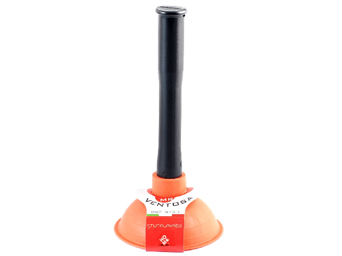 Sturalavabo Manico Plastica Home Cm 12 Arancione