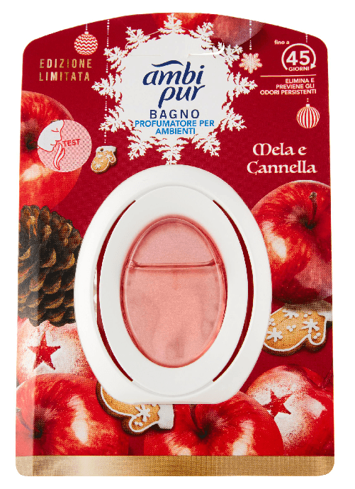 Ambi-Pur Assorbiodori Casa Gel Bagno Mela & Cannell Made In Italy
