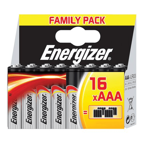 Batterie ministilo marca Energizer modello Family Pack AAA Alkaline 628123