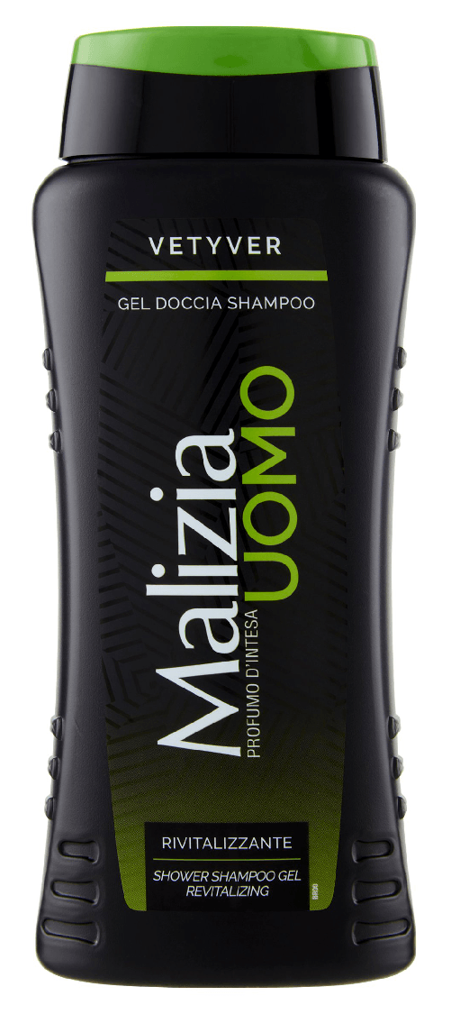 Malizia Doccia/Shampoo 250 Ml.Uomo Vetyver
