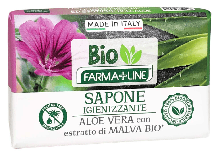 Farmaline Saponetta 150 Grammi Aloe Made In Italy