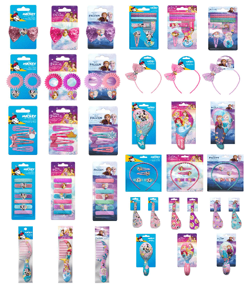 Fermagli Disney Bimba Assortiti Setablu 40585 (6 pezzi MISTI)