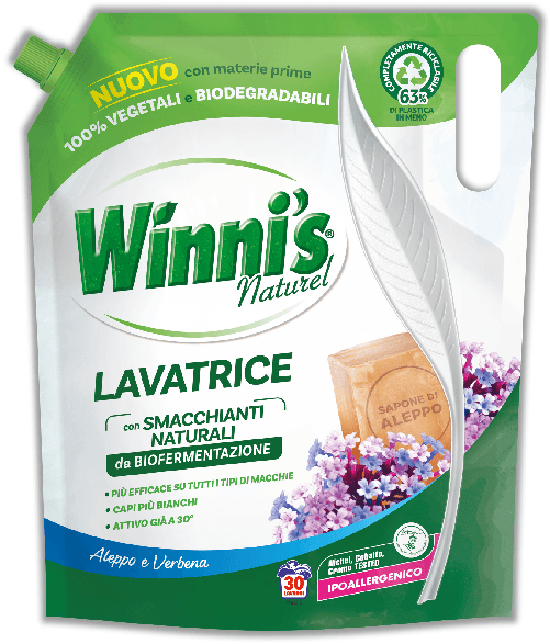 Winni'S Lavatrice Liquido 30 Misurini Sacco Alep Made In Italy