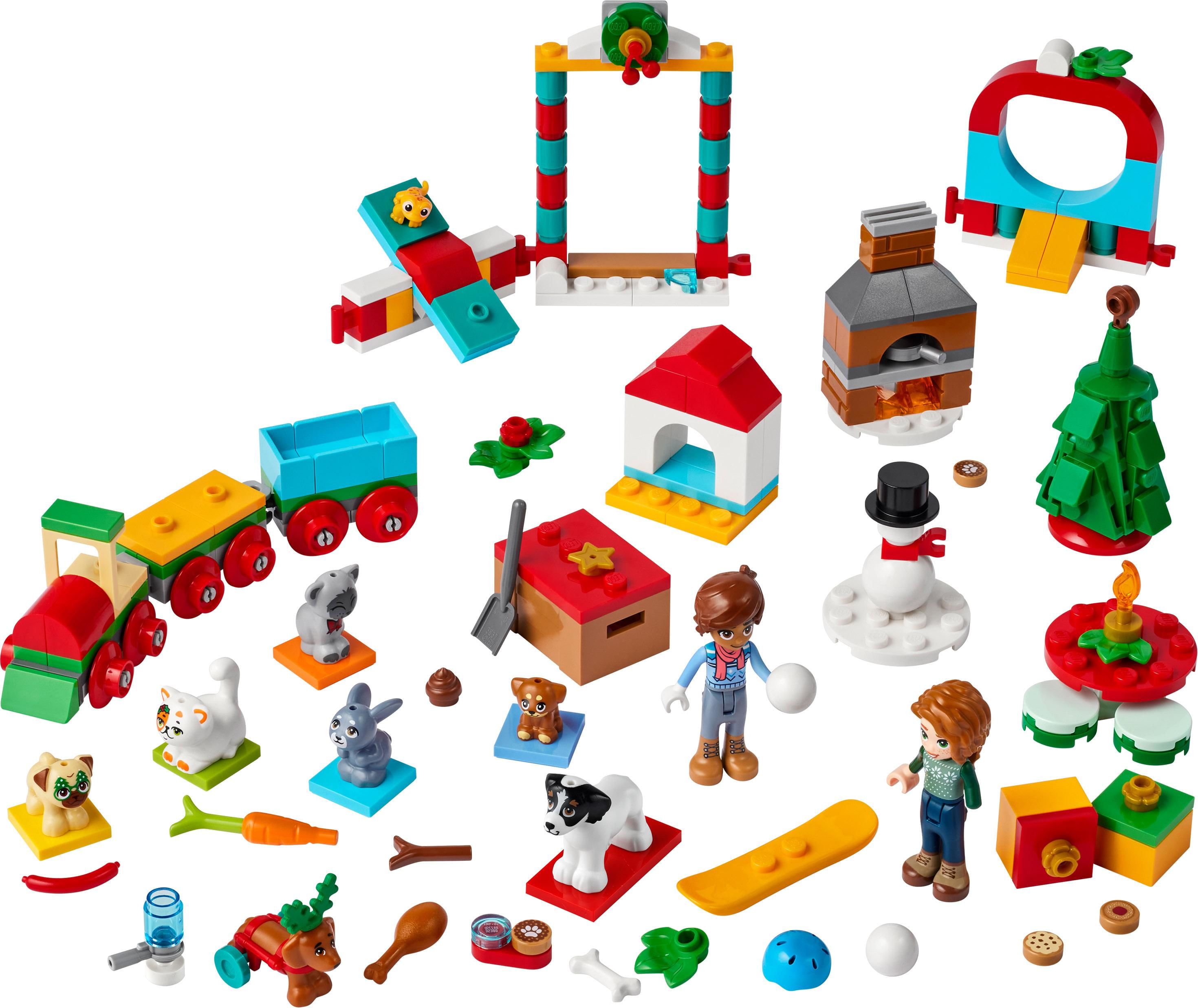 LEGO Friends 41758 Calendario dell'Avvento 2023, 24 Regali a Sorpresa con Tappetino da Gioco LEGO Calendario dell’Avvento 2023