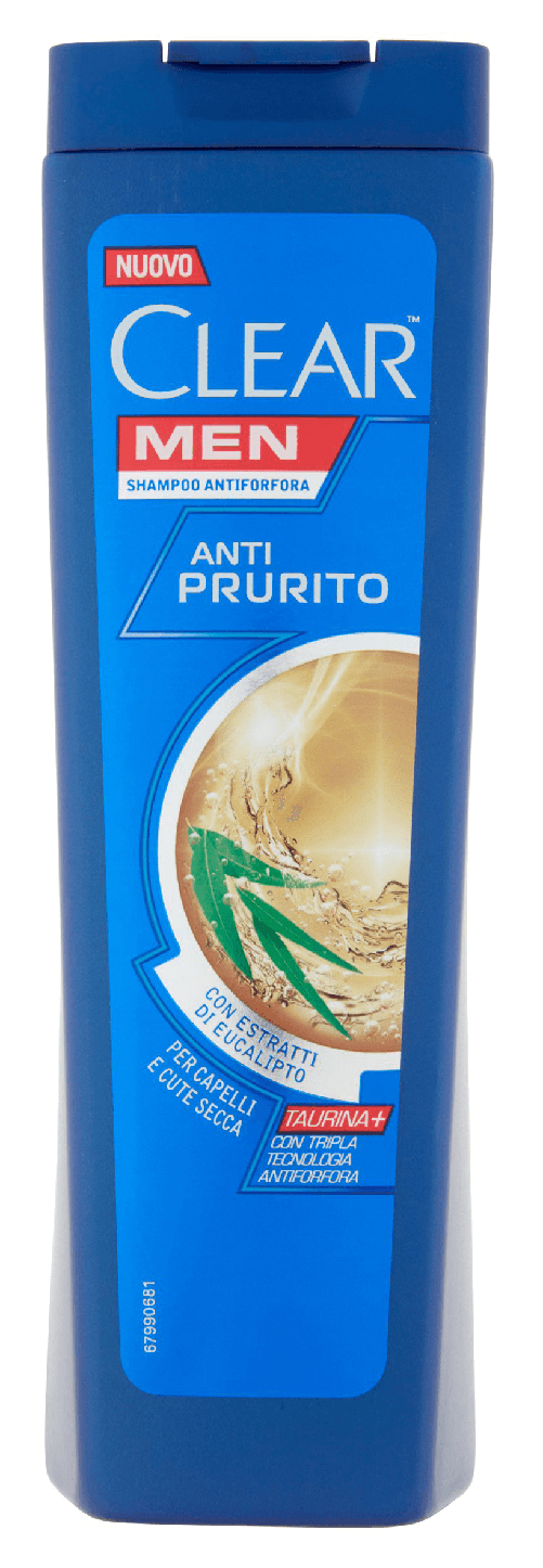 Clear Shampoo 225 Ml. Anti Prurito Made In Italy