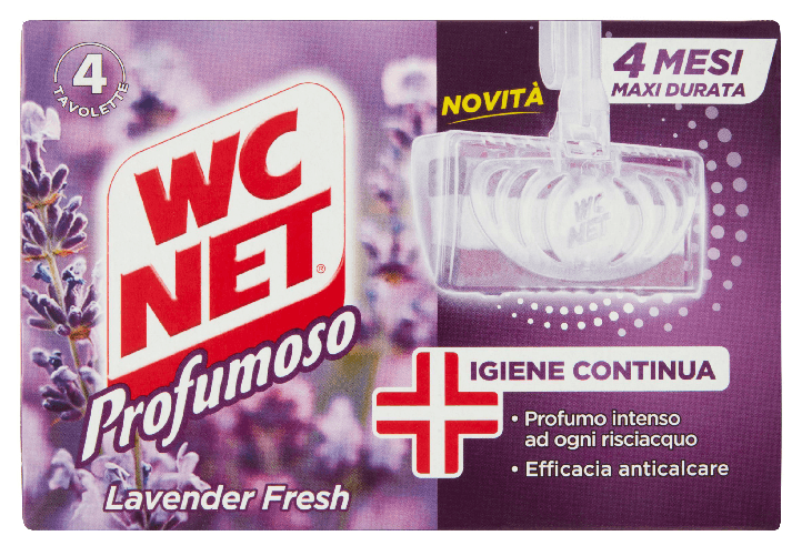 Wc Net Tavoletta Wc Solida 3 Effect 4 tavolette Lavanda Made In Italy