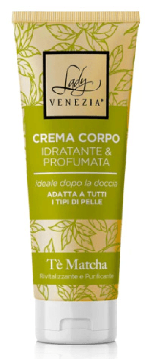 Lady Venezia Crema Corpo 200 Ml. Profumata Te' Matcha Made In Italy
