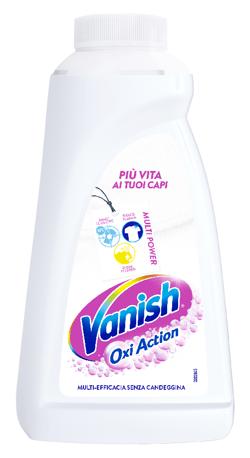 Vanish Smacchiatore Tessuti Gel 500 Ml. Bianco Oxy Made In Italy