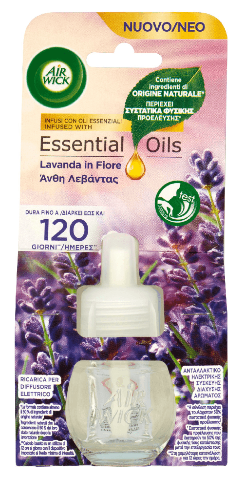 Air Wick Kit Diffusore Elettrico di Oli Essenziali Lavanda 19ml