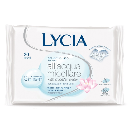 Salviette Struccanti 20 Lycia Micellari