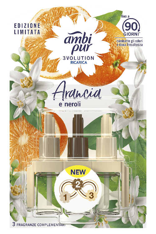 Ambi-Pur Spina 3Volution Ricarica Arancia & Neroli Made In Italy