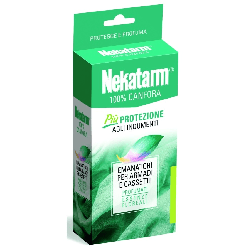 Nekatarm Tarmicida Gabbiette 2 Pezzi Canfora