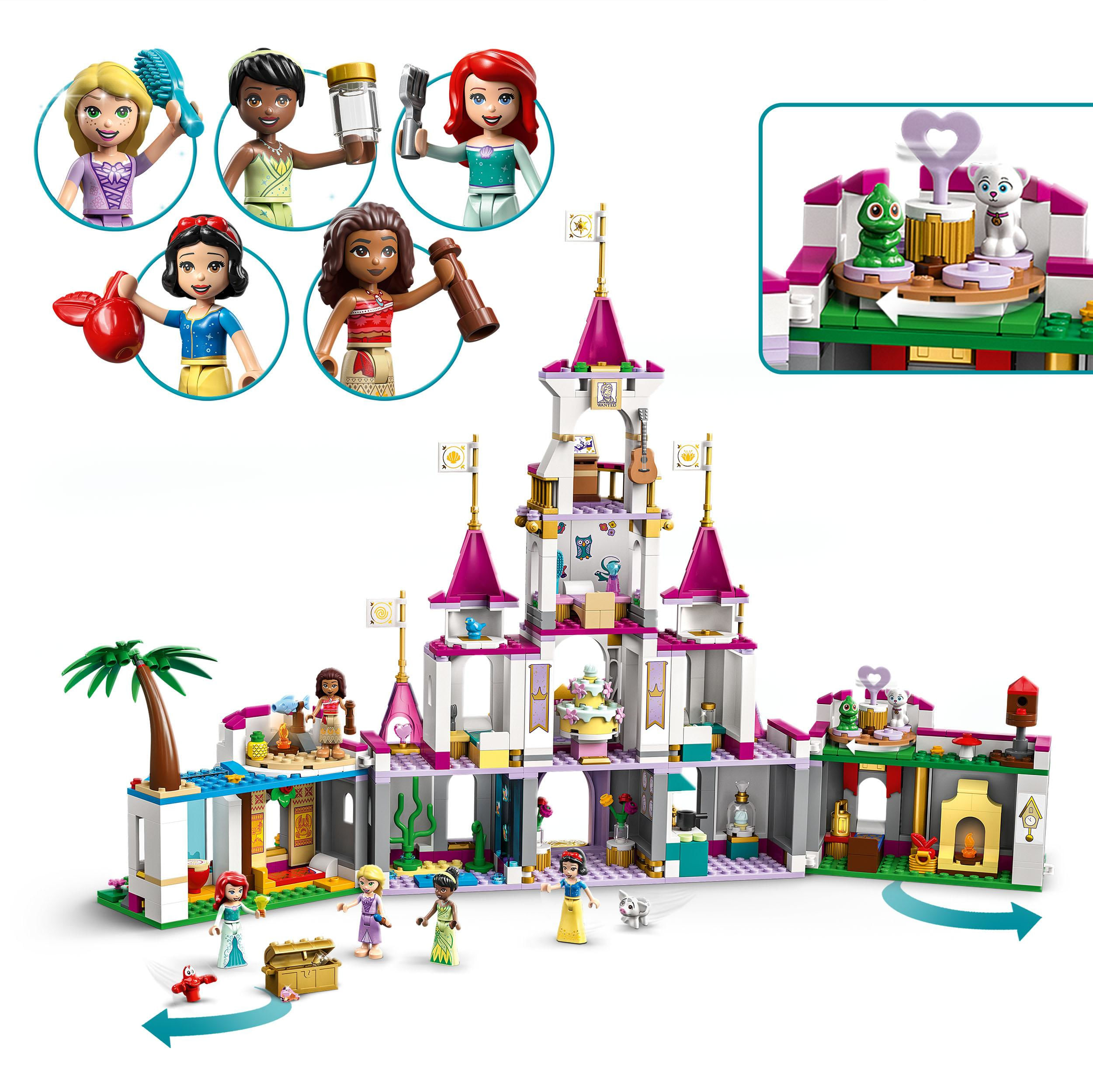 LEGO Disney Princess 43205 Il Grande Castello delle Avventure, Set con Mini Bamboline di Ariel, Moana LEGO Disney Princess Il grande castello delle av
