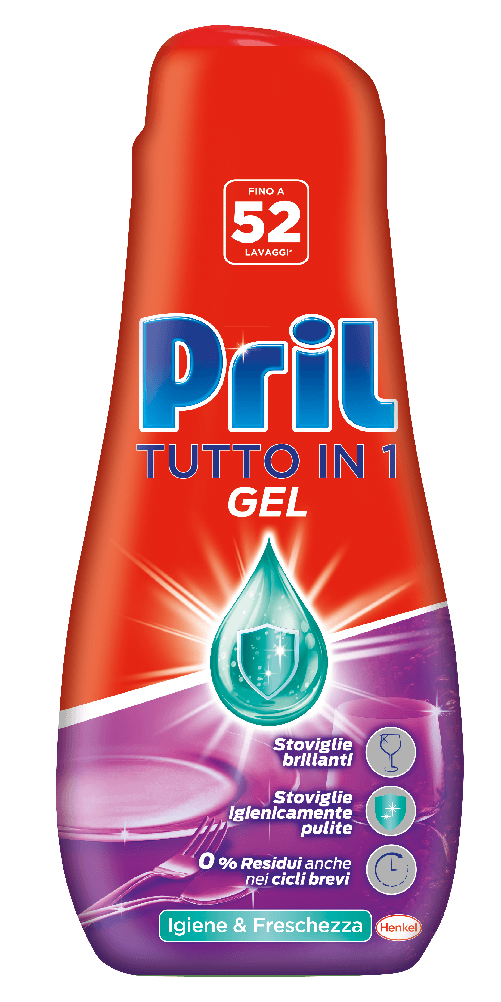 Pril Gel Lavastoviglie 630 Ml. Igiene Freschez Made In Italy
