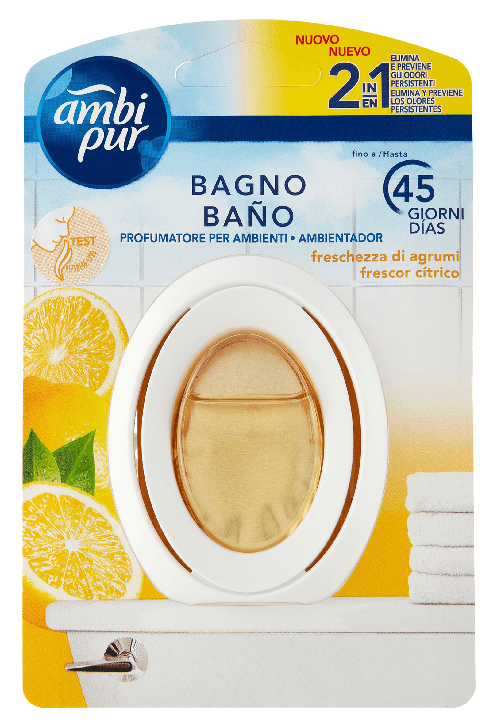 Ambi-Pur Assorbiodori Casa Gel Bagno Limone Made In Italy