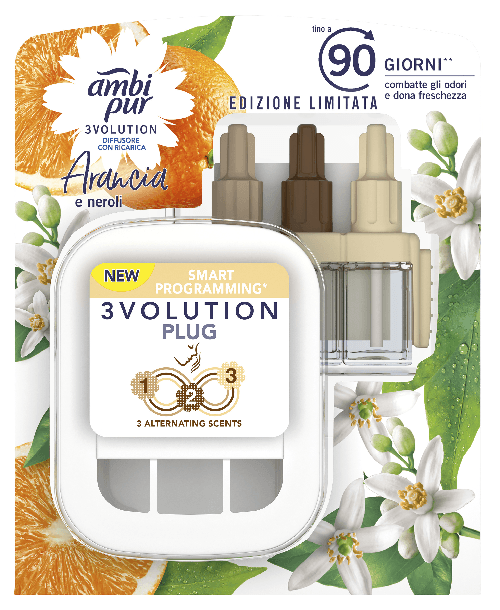Ambi-Pur Spina 3Volution Base Arancia & Neroli Made In Italy