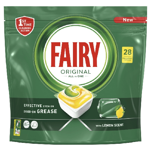 Fairy Tabs Lavastoviglie 28 Pezzi All In One Limone