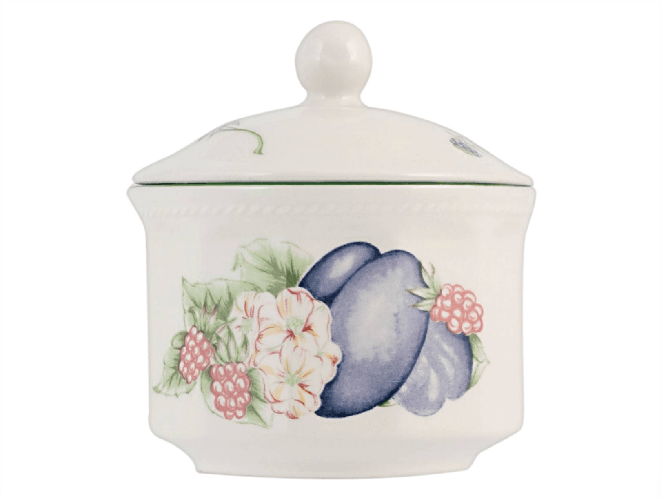 Zuccheriera Earthenware Victorian Orchard Bianco 1x1x1 Cm Churchill