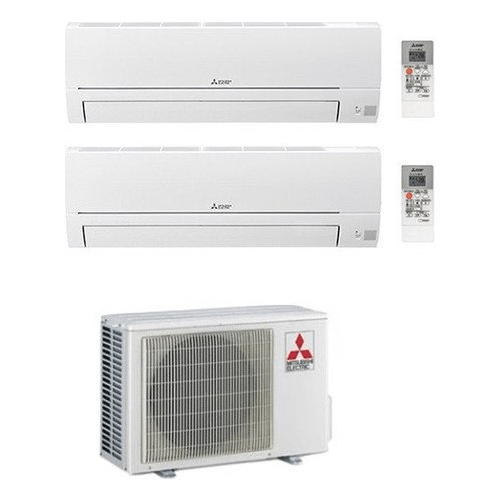 Condizionatore fisso dual Mitsubishi Multisplit MXZ-2HA40VF Dual MSZDW bianco metallo
