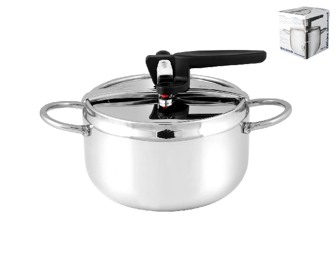 Pentola A Pressione Inox Officine Standard 4205 Sara Litri 5 Grigio