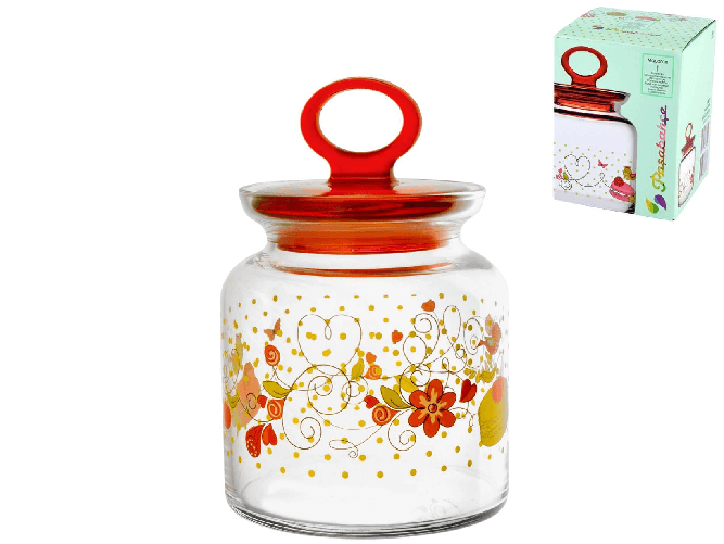 Barattolo In Vetro Marca Pasabahce Modello Kitchen Cherie Lt1