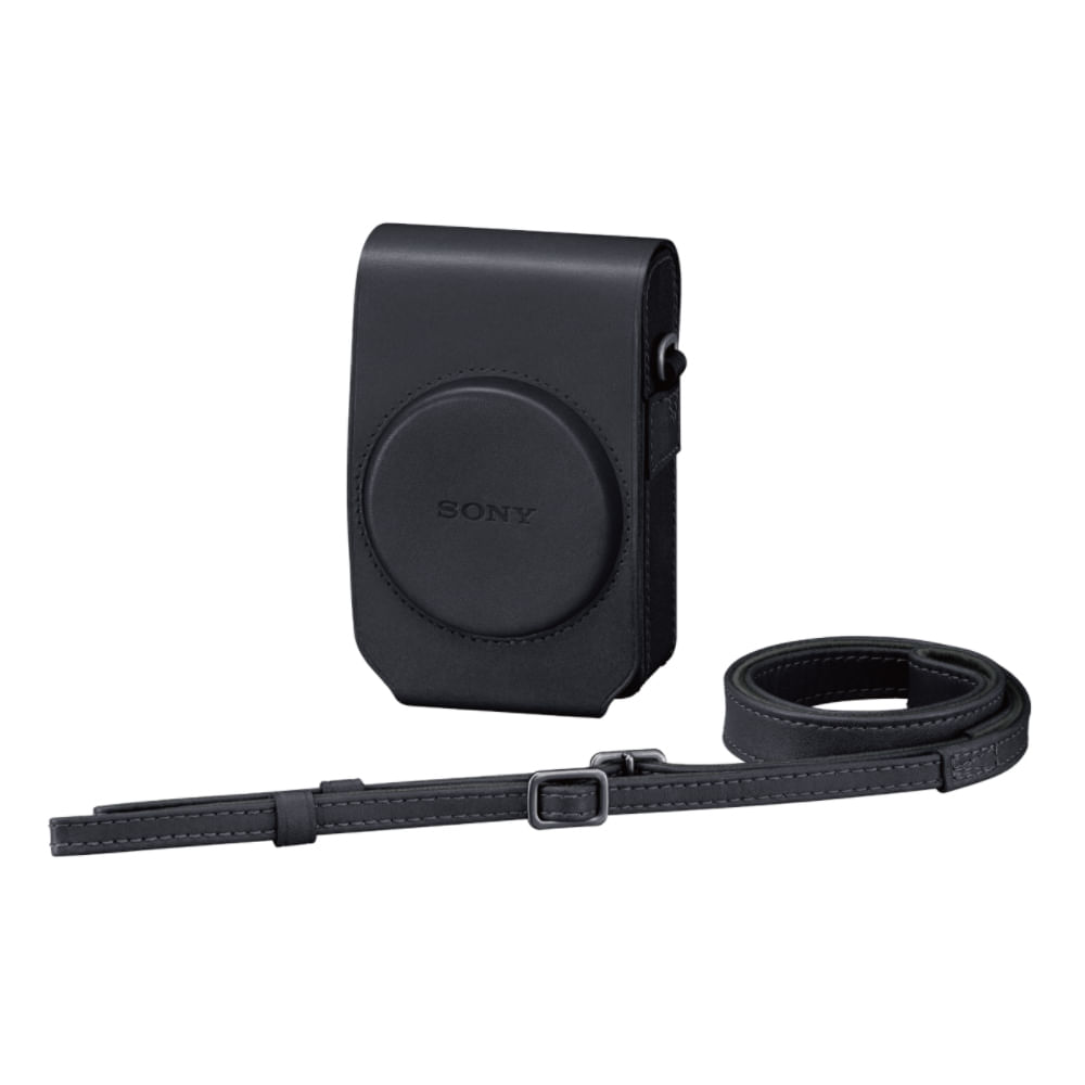 Sony LCS-RXG Custodia Morbida in Pelle per Fotocamere Serie RX100 Nero