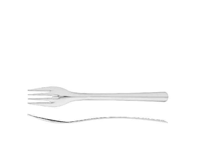 6x Forchette Da Tavola Slim Amefa In Acciaio Inox