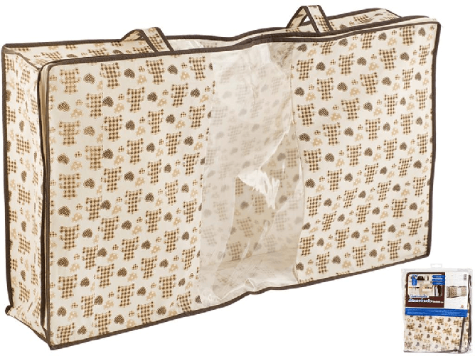 Custodia Biancheria Tessuto Non Tessuto Orsetti 80x45 cm Home