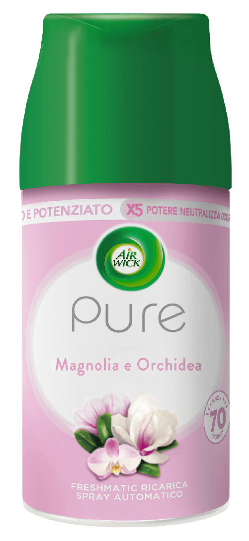 Air Wick Freshmatic Profumatore Elettrico Ricarica 250 Ml. Pure Magnol Made In Italy