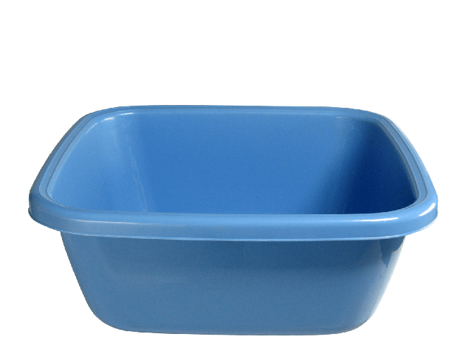 Tontarelli Bacinella quadra in plastica cm 34