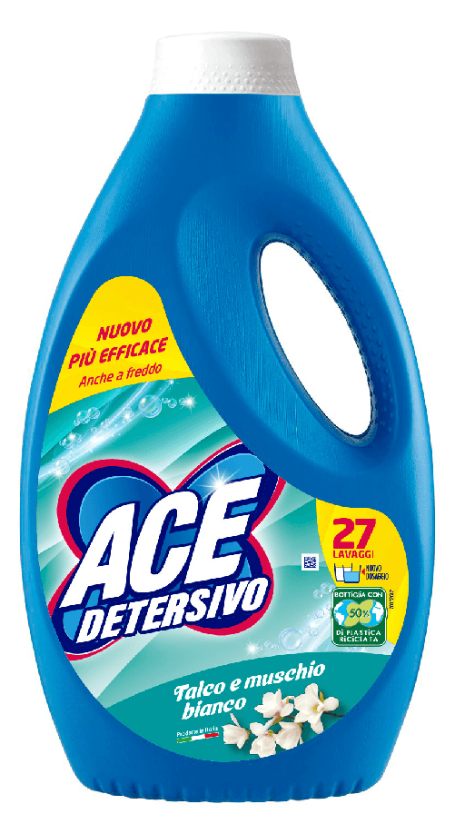 Ace Igiene Lavatrice Liquido 27 Misurini Talco & Muschio