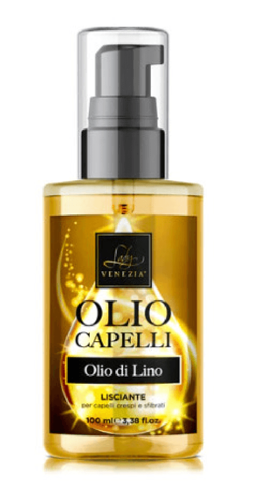 Lady Venezia Olio Capelli 100 Ml. Olio Di Lino Made In Italy