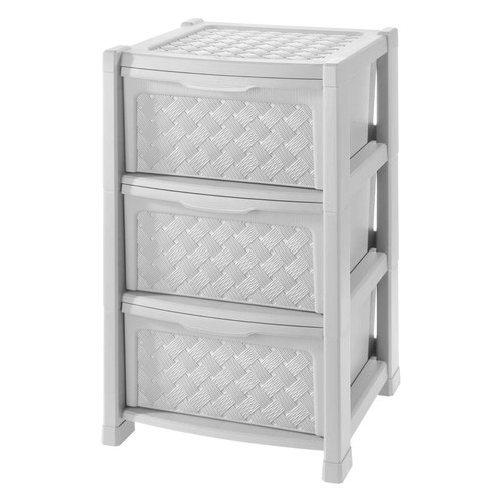 Cassettiera salvaspazio Tontarelli 8025646112 Arianna 3 cassetti bianco