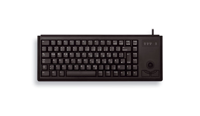 Cherry G84-4400 TRACKBALL - Mechanical Keyboard - Corded - QWERTY - Black CHERRY G84-4400 tastiera Universale PS/2 QWERTY Inglese US Nero
