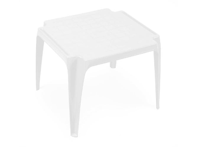 Tavolo in resina per bimbi di colore bianco