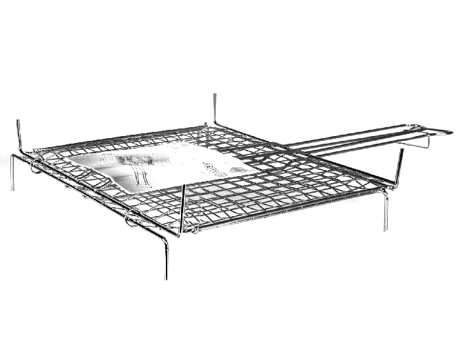 Graticola incrociata cromata di cm 24x34