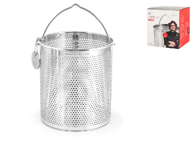 H&h Cestello Inox Alessandro Borghese Tondo 14,5xh16