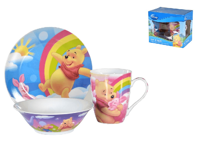 Confezione 3 Pezzi Colazione Disney Winnie 37/39 Home
