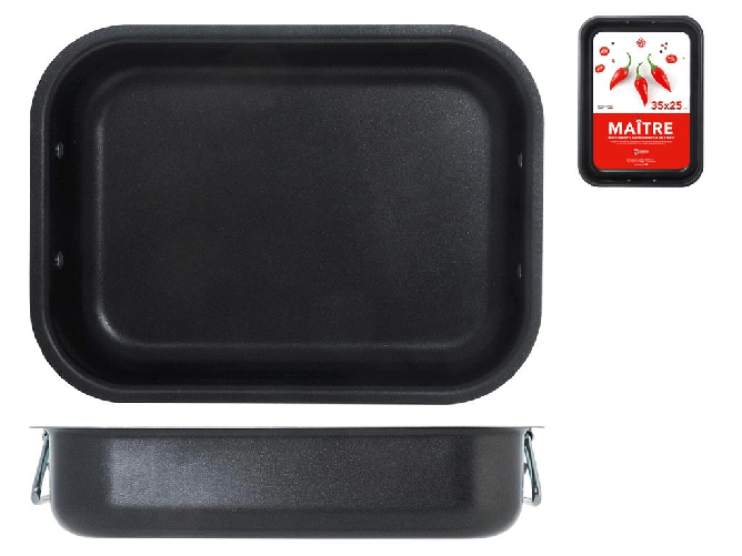 Rosticcera Home antiaderente modello 'maitre' cm 35x25