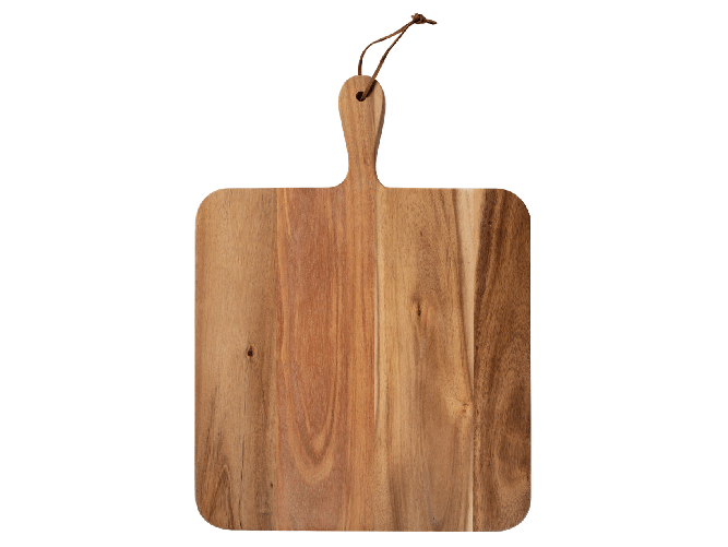 Tagliere In Legno Di Acacia, Marca H&H, 30X40X1,5Cm