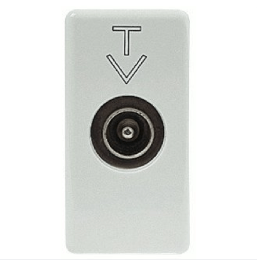 Gewiss GW20381 cassetta di scarico TV (coassiale) Bianco