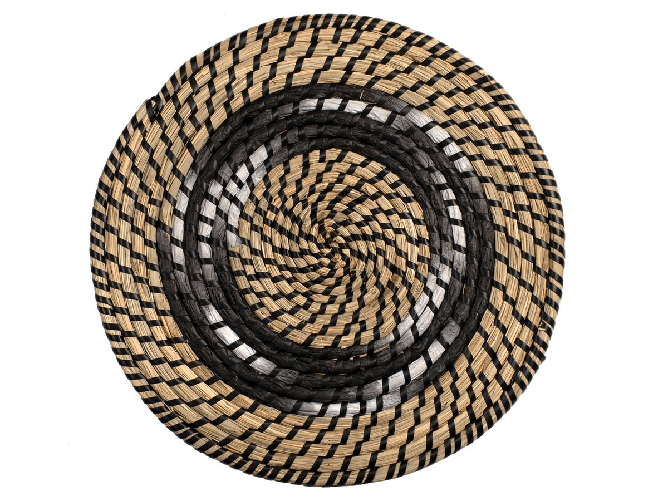Set H&H new 6 Tovagliette Tonde, Seagrass, Colorate, Cm38