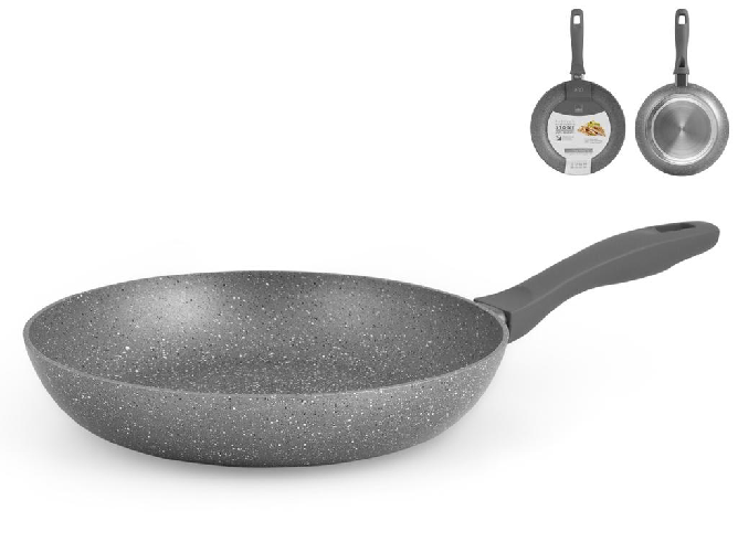 Padella Stone Grey In Alluminio Con Rivestimento Antiaderente H&H